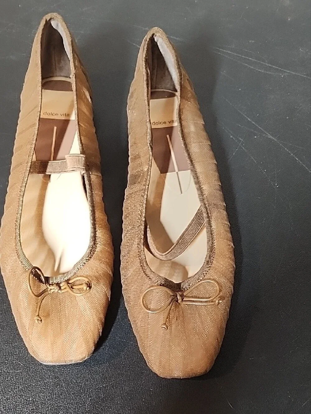 Dolce Vita Women’s Tan Ballet Flats - Classic Casual Slip-Ons